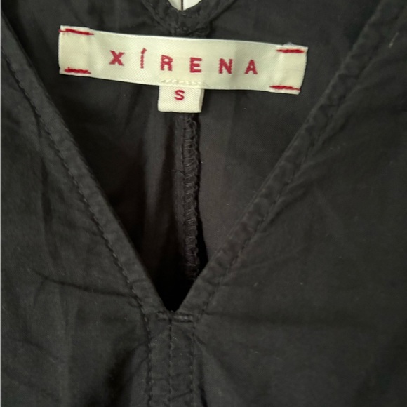 Xirena Black Ruffle Sleeve Top, Small - Picture 2 of 3